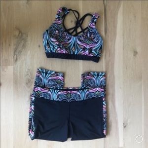 Gianni Bini Work -Out Bra and Leggings Out-fit